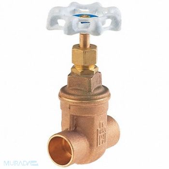 MILWAUKEE VALVE Gate Valve 2 in Solder Bronze, 5EMV4