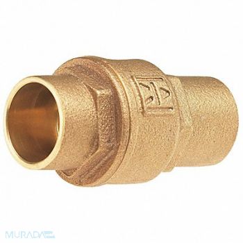 MILWAUKEE VALVE Spring Check Valve Bronze 2 Sweat, 5EMZ8