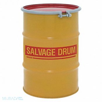 GRAINGER APPROVED Salvage Drum Yellow 18ga 1.2mm, 5ERJ3