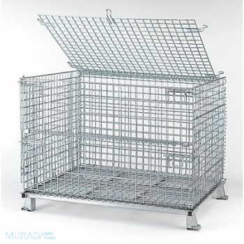 NASHVILLE WIRE Clps Bulk Ctr Silver Vented 43 in, 5EU70