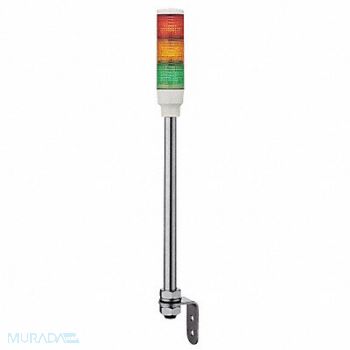 SCHNEIDER ELECTRIC Tower Light 40mm Steady 0.08A Red Org Gr, 5FTJ8