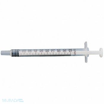 GRAINGER APPROVED Dispensing Syringe 1 mL Manual PK10, 5FVE8