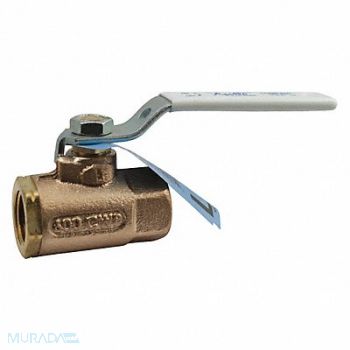 APOLLO LL Bronze Ball Valve Inline FNPT 1/2 in, 5FVZ9