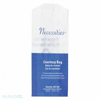 HOSPECO Sanitary Napkin Bags 7-3/4 H PK500, 5FW86