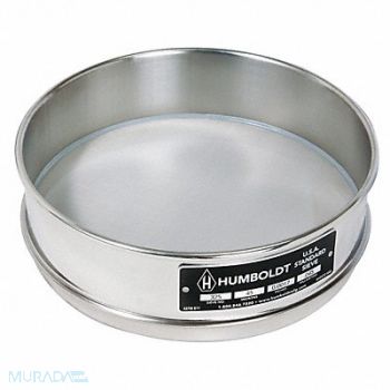 HUMBOLDT Sieve 8 in SS Frame SS Mesh No 80, 5FWT8