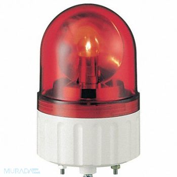 SCHNEIDER ELECTRIC Warning Light Rotating Mirror LED Red, 5FZF1