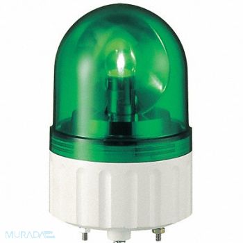 SCHNEIDER ELECTRIC Warning Light Rotating Mirror LED Green, 5FZF3