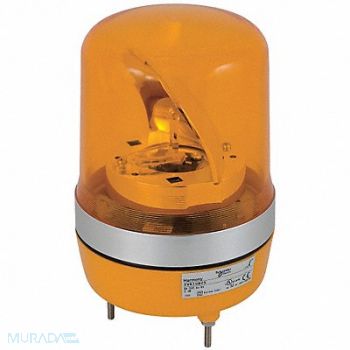 SCHNEIDER ELECTRIC Warning Light Rotating Mirror LED Orange, 5FZG0