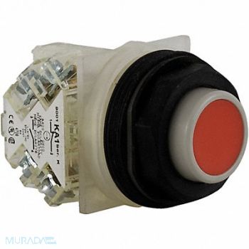 SCHNEIDER ELECTRIC H7068 Non-Illuminated Push Button Plastic Red, 5FZR8