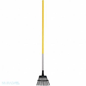 TRUE TEMPER Aluminum Lawn Rake 7-1/2 in Tine Length, 5GEA6