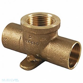 NIBCO Drop Ear Tee LL Cast BRZ 3/4 xFNPT, 5GEX7