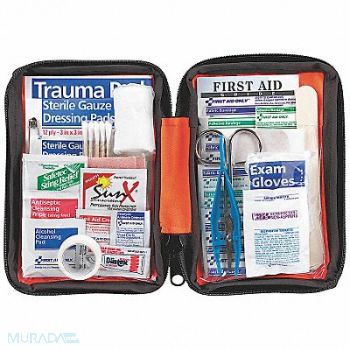 FIRST AID ONLY First Aid Kit Bulk Orange 107Pcs 1 Ppl, 5GKD6