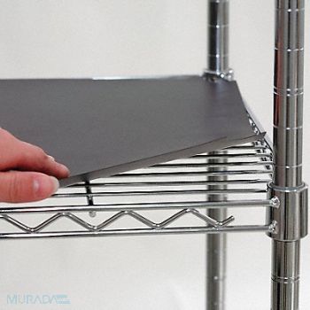 GRAINGER APPROVED ShlfLnr 47 1/4x1/16x17 7/32in Poly PK4, 5GRJ4