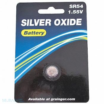 GRAINGER APPROVED Button Battery Silver 1.5VDC 389/390, 5HXH7