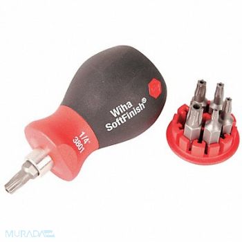 WIHA Stubby Torx Bit Set Pieces 6, 5HYL7