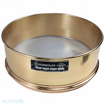 GRAINGER APPROVED Wet Washing Sieve 12 In No 200 4 In Deep, 5JCJ9