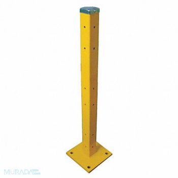 GRAINGER APPROVED Guard Rail Post Trpl High Universal L3In, 5JEY0