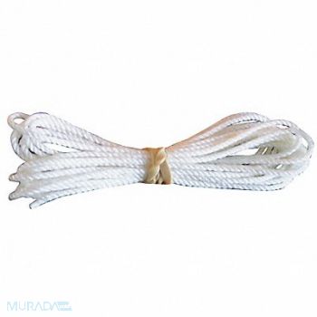 ANNIN FLAGMAKERS Braided Halyard 5/16 In.Dia White, 5JFC5