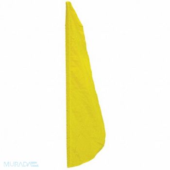 ANNIN FLAGMAKERS Feather Flag 2x8 Ft Yellow, 5JFZ3
