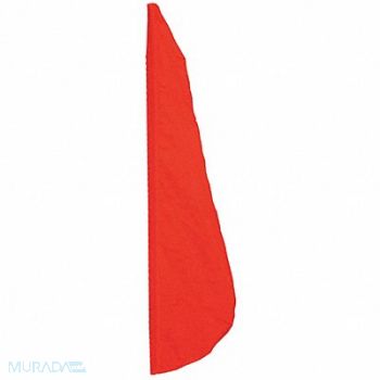 ANNIN FLAGMAKERS Feather Flag 2x8 Ft Red, 5JFZ5