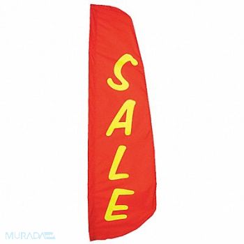 ANNIN FLAGMAKERS Sale Feather Flag 2x8 Ft Nylon, 5JFZ9