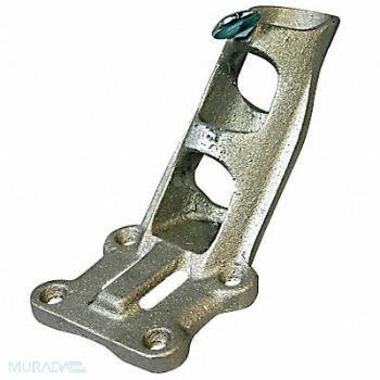 ANNIN FLAGMAKERS Flag Staff Holder Bracket Silver, 5JGD1