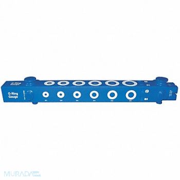 GRAINGER APPROVED O-Ring Sizing Gauge Plastic Blue, 5JKC0