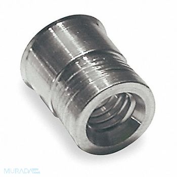 GRAINGER APPROVED INSRT NT ALU 3/8-16 0.740 In L PK25, 5NWN3