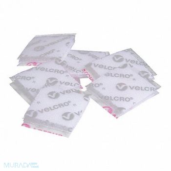 VELCRO BRAND Hook Loop Set 1 x1 White PK50, 5JLH3