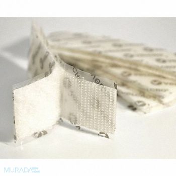 VELCRO BRAND Hook Loop Set 1 x4 White PK50, 5JLH5