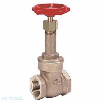 MILWAUKEE VALVE Gate Valve Class 125 1/4 in FNPT, 5JLV3