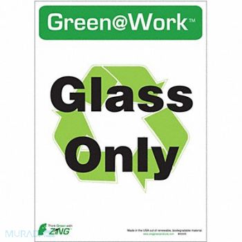 ZING Recycle Label 7 x 10 PK5, 5JMY8