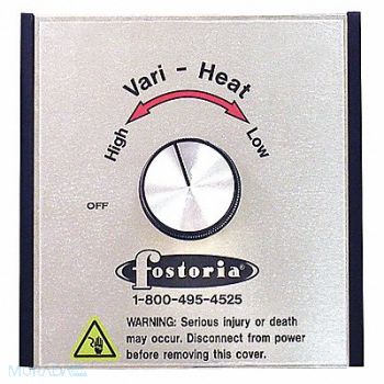 FOSTORIA Wall Variable Heat Contrllr Control Knob, 5JNF5