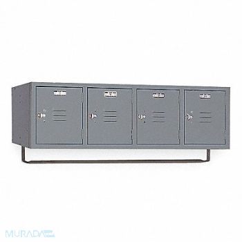 LYON D7481 Lckr 1x4Lckr Dv Gry 13.75 x45 x18 Assm, 5JP35