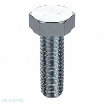 GRAINGER APPROVED HHCS 5/16-18x1-1/4 Steel Gr 2 ZP PK100, 5JTT9