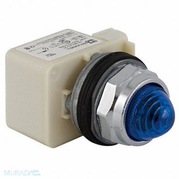 SCHNEIDER ELECTRIC H4515 Pilot Light LED 120V 30mm Chrome BL, 5KAR6