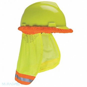 MSA Neck Shade Nylon Yellow/Green, 5KAX6