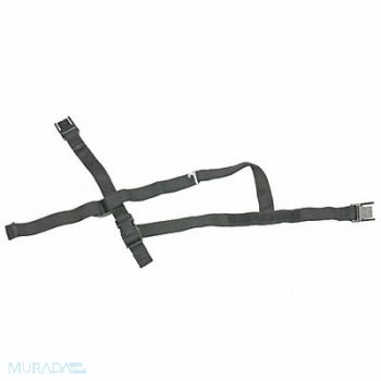 MSA Chin Strap Polyethylene Black, 5KAY0