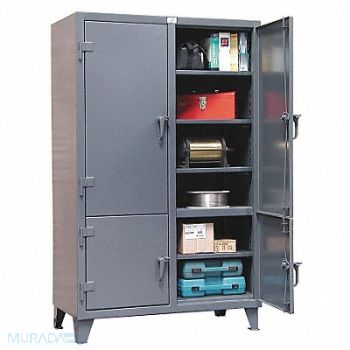 STRONG HOLD Strg Cab 78 x72 x24 DrkGry 8Shlv, 5KAY8