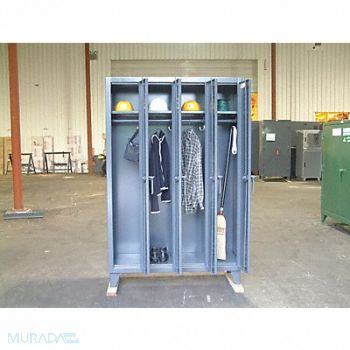 STRONG HOLD Lckr 1x4Lckr Drk Gry 78 x50 x18 Assm, 5KAZ6