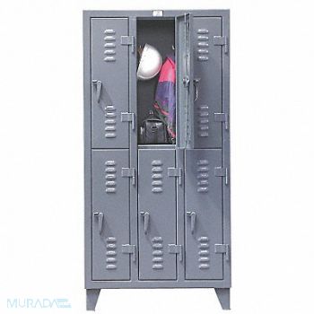 STRONG HOLD Lckr 2x3Lckr Drk Gry 78 x38 x18 Assm, 5KCA0