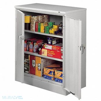 TENNSCO Storage Cabinet 42 x36 x24 LtGry 2Shlv, 5KCC0