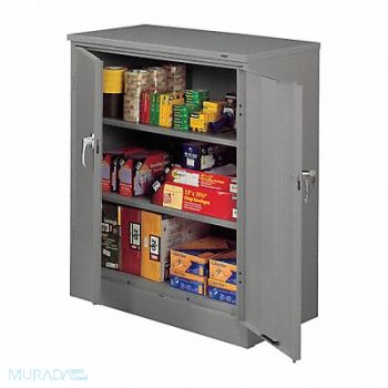 TENNSCO Storage Cabinet 42 x36 x18 MdGry 2Shlv, 5KCA6