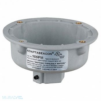 EDWARDS SIGNALING Pipe mount for 105 series, 5KDG6