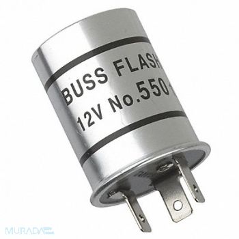 BUSSMANN Automotive Flasher 12V Silver, 5KDK1