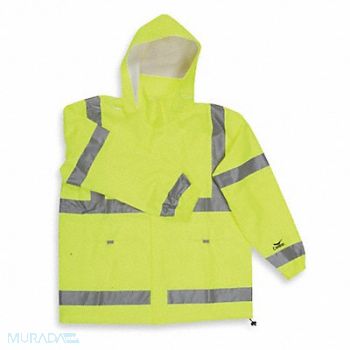 CONDOR Rain Jacket Unrated Yellow/Green 3XL, 5KE95