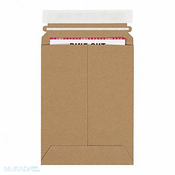 GRAINGER APPROVED Mailer Envelopes Chipboard PK100, 5KMC2