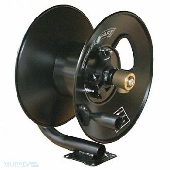REELCRAFT Hand Crank Hose Reel 100 ft 3/8 ID Blck, 5KPD1