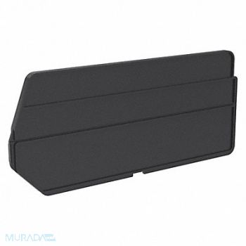 AKRO-MILS Divider 4 3/8 in Black 6 PK6, 5KY86