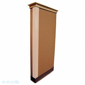 GRAINGER APPROVED G3653 Corner Guard Almond 4x48 Adhesive, 5KZN7